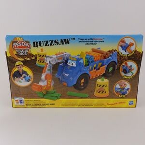 Play-Doh Diggin' Rigs Buzzsaw Press and cut logs 4 cans NIB 2014 Hasbro